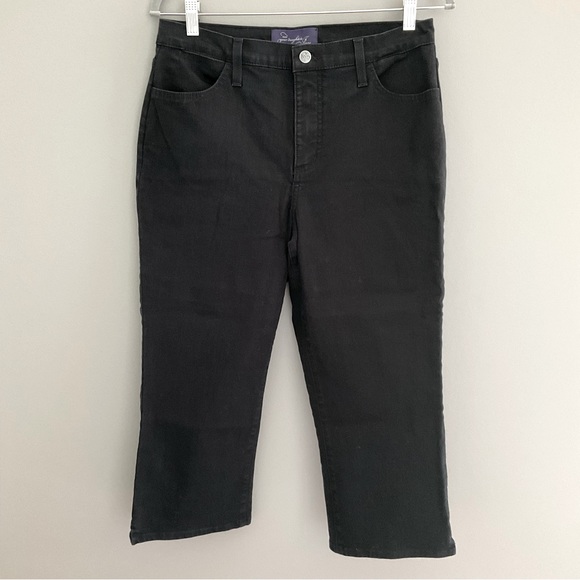 NYDJ Black Cropped jeans, size 10, EUC - Picture 3 of 6
